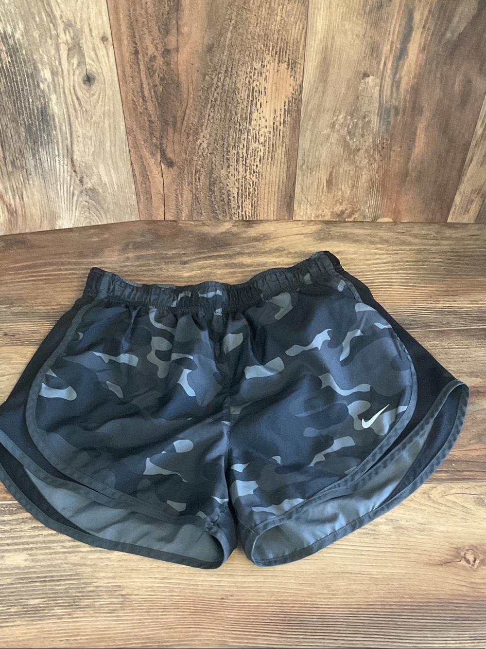 Nike Dri Fit Camo Lined Athletic Running Shorts S           C293